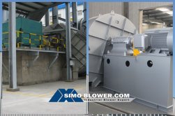  Industrial boiler Induced draft centrifugal fan