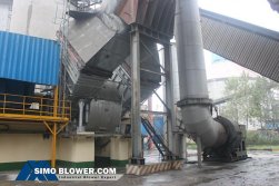 Application of industrial Centrifugal air blower fan in cement production line